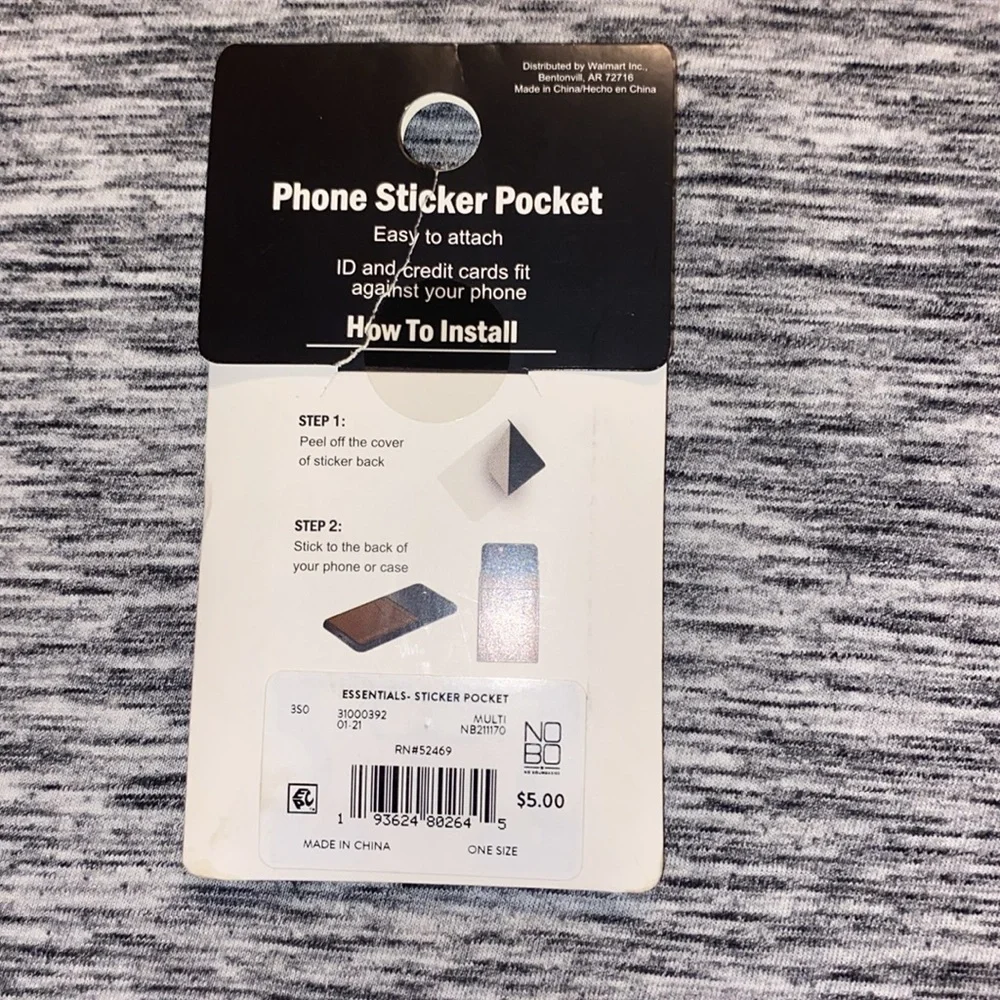 Cell Phone Accessories Bundle Silver Unicorn Ear Bud Case Tie Dye Sticker Pocket